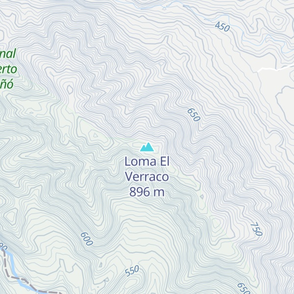 Map of Loma El Verraco