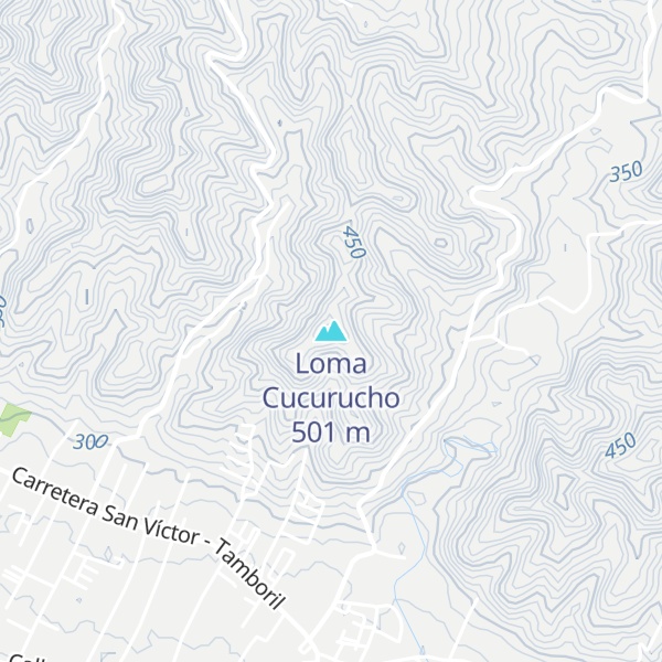 Map of Loma Cucurucho