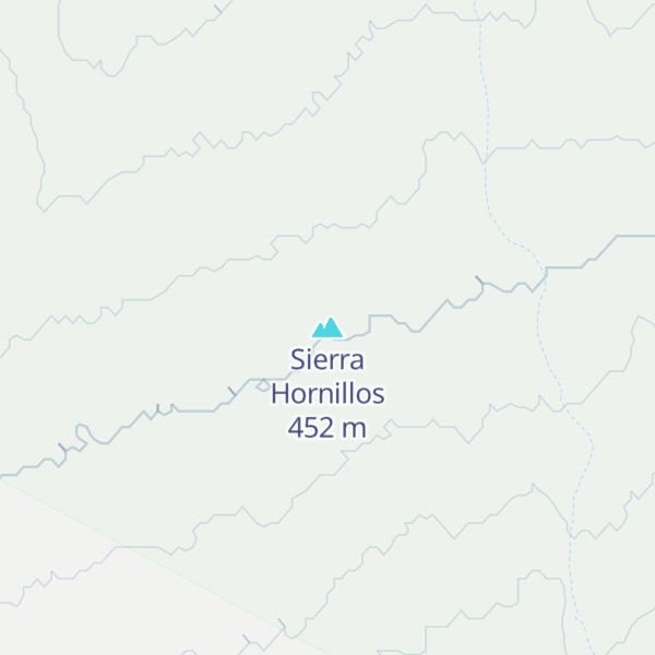 Map of Sierra Hornillos