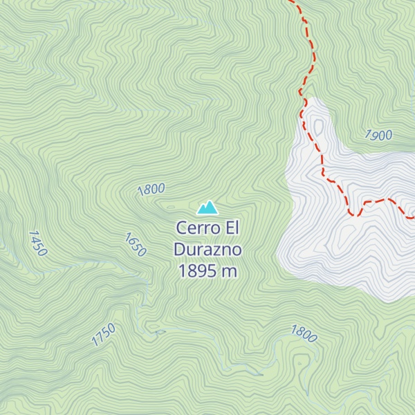 Map of Cerro El Durazno