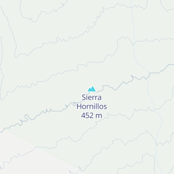 Map of Sierra Hornillas