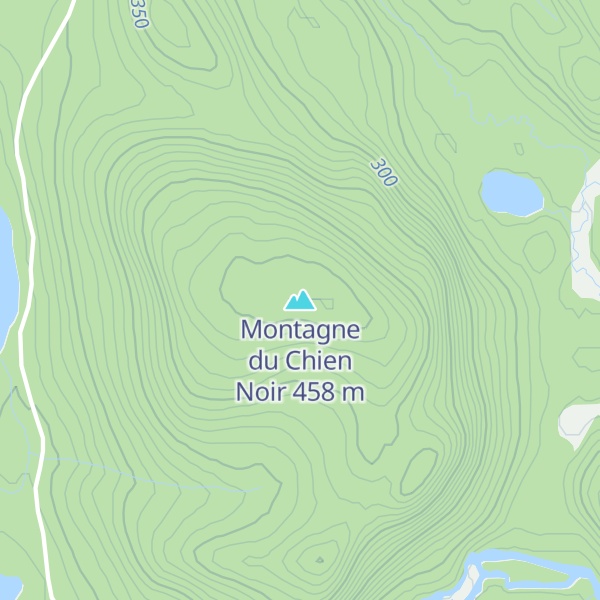 Map of Montagne du Chien Noir