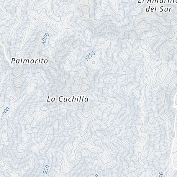 Map of Cerro La Cuchilla