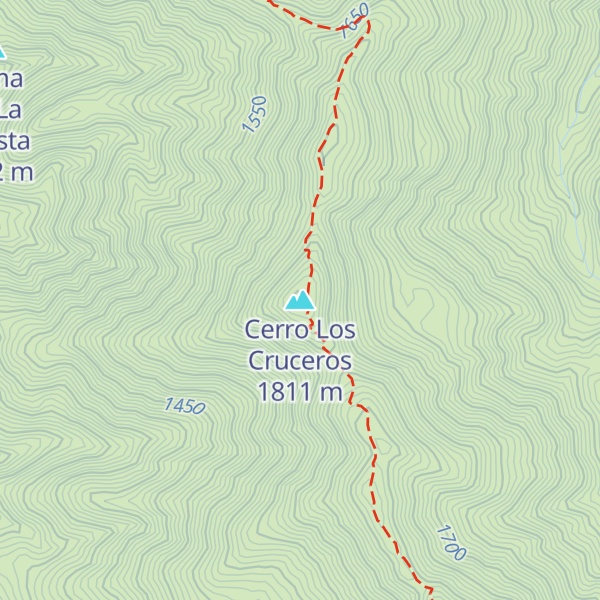 Map of Cerro Los Cruceros