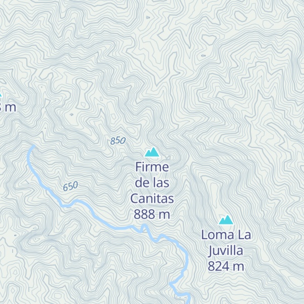 Map of Firme de las Canitas