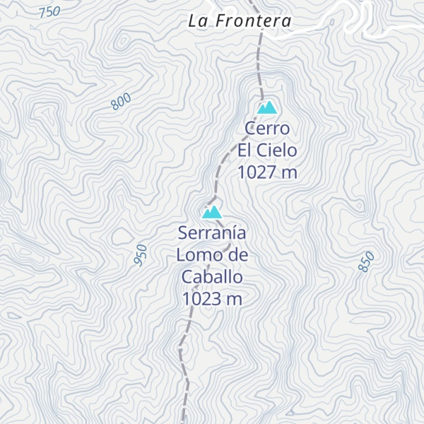 Map of Serranía Lomo de Caballo