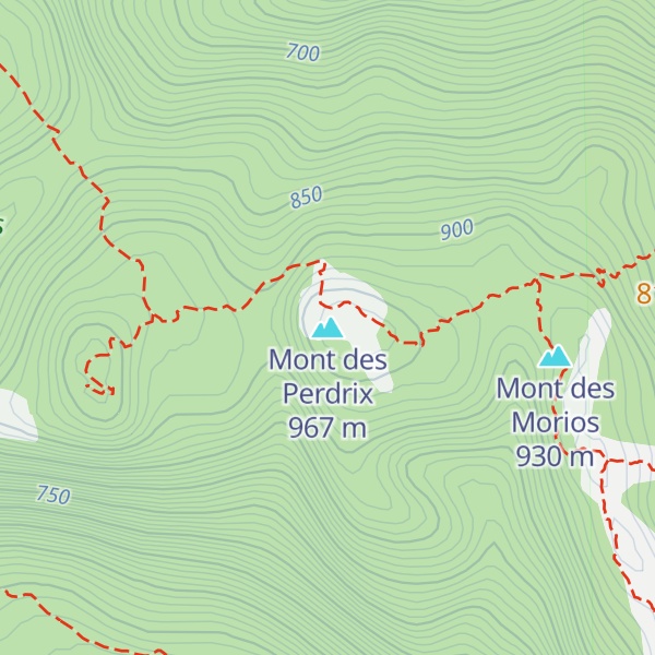Map of Mont des Perdrix