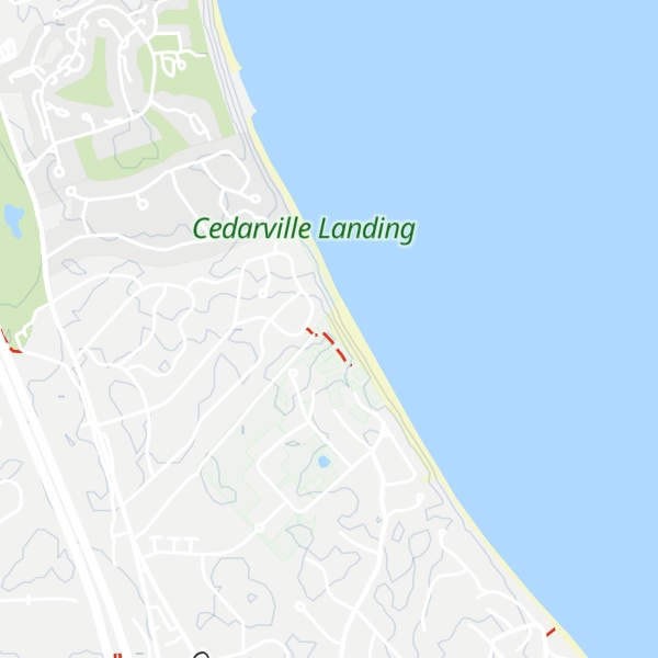 Map of Peaked Cliff
