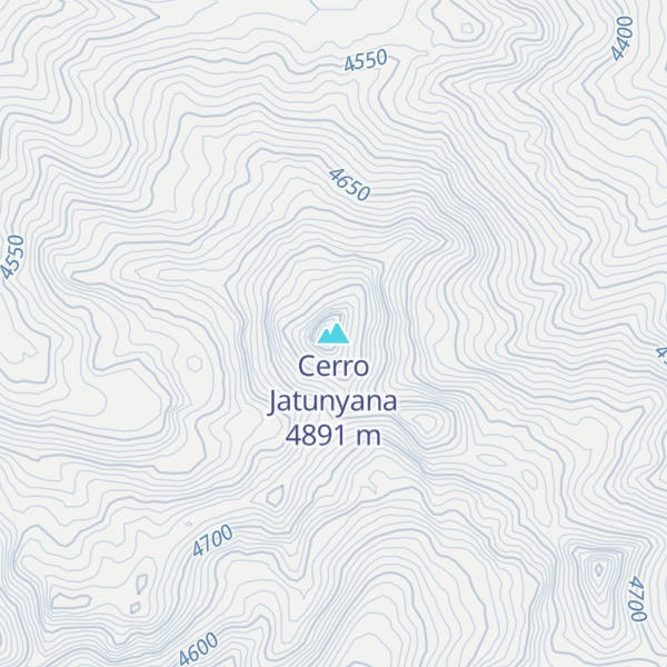 Map of Cerro Jatunyana