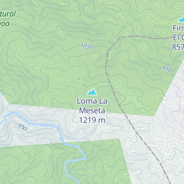 Map of Loma La Meseta