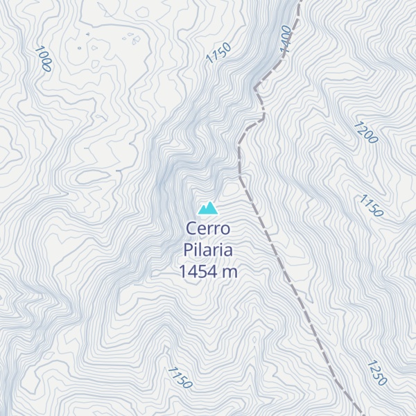 Map of Cerro Pilaria