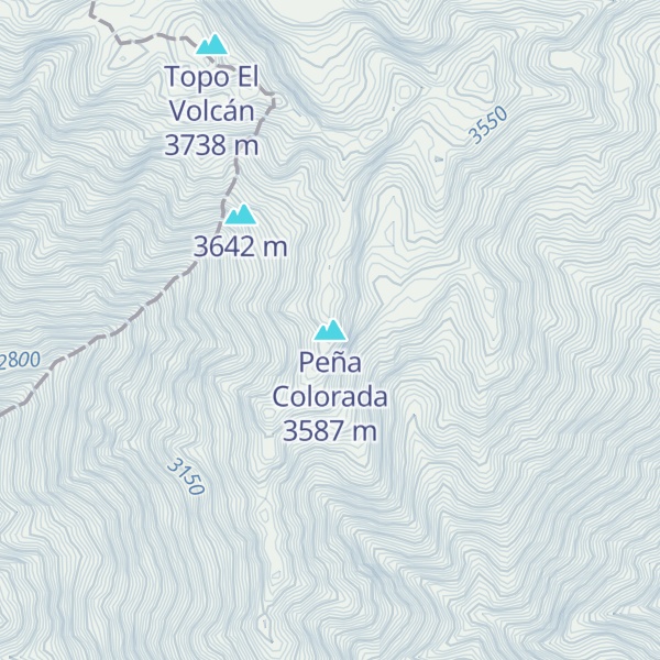 Map of Peña Colorada