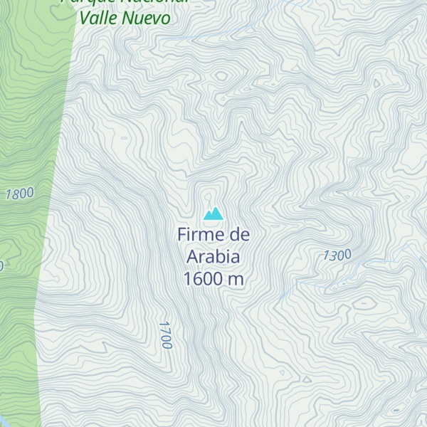 Map of Firme de Arabia