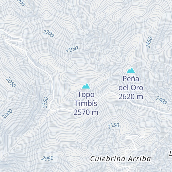 Map of Topo Timbís