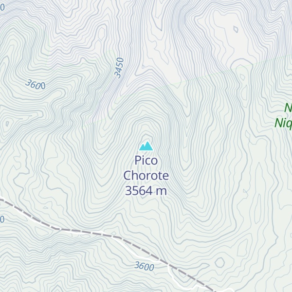 Map of Pico Chorote