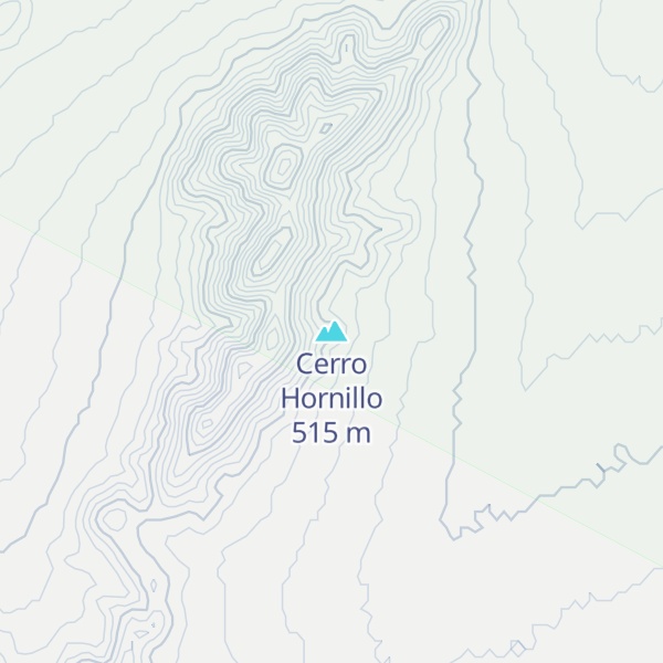 Map of Cerro Hornillo