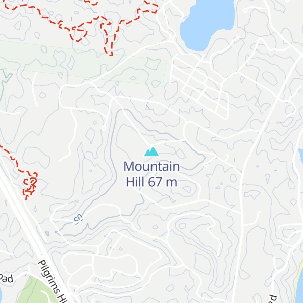 Map of Mountain Hill