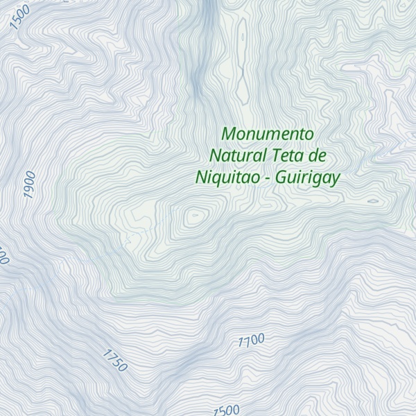 Map of Cerro La Bellaca