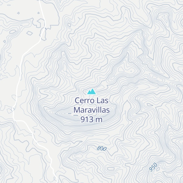 Map of Cerro Las Maravillas