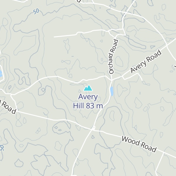 Map of Avery Hill