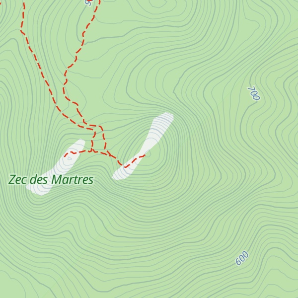 Map of Mont Dufour