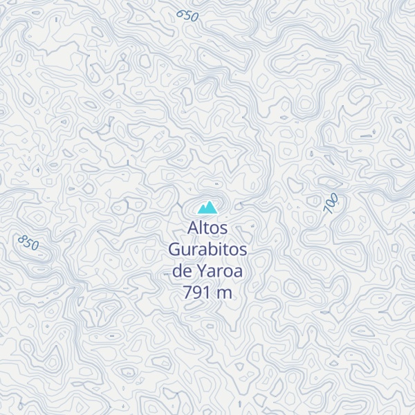 Map of Altos Gurabitos de Yaroa