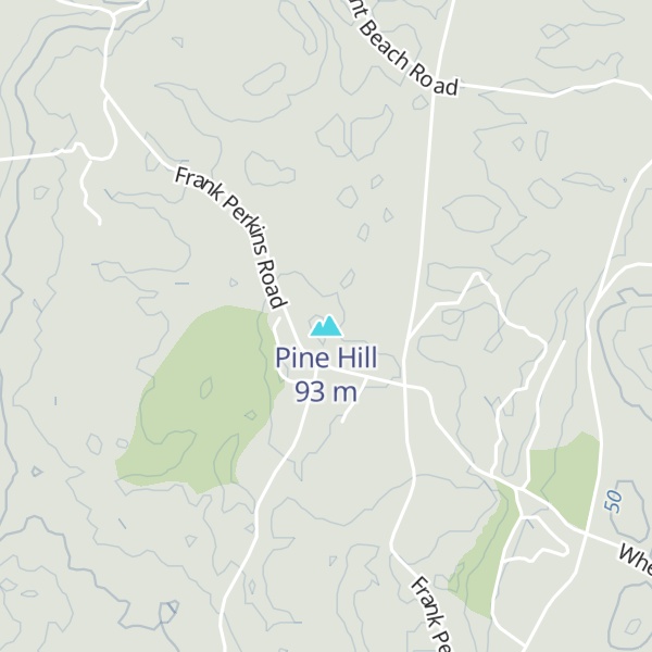 Map of Pine Hill