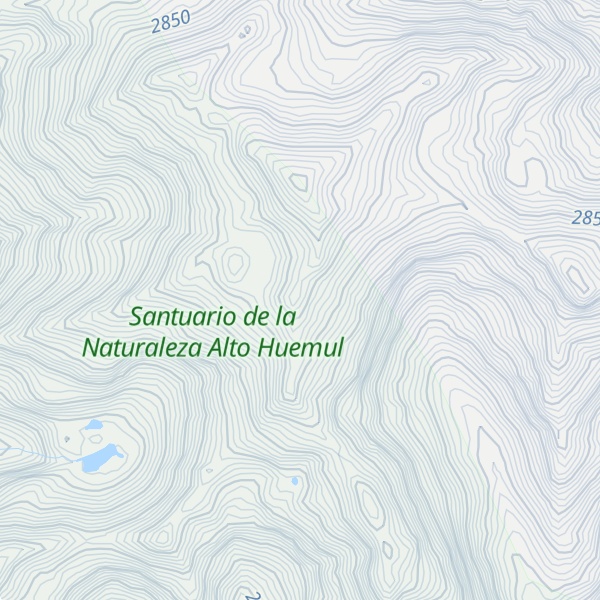 Map of Cerro Vegas del Alto