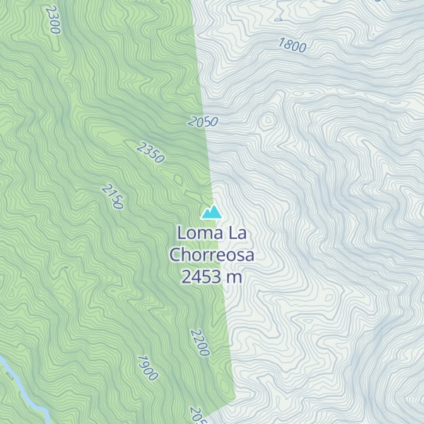 Map of Loma La Chorreosa