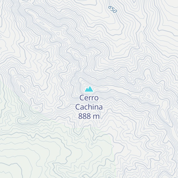 Map of Cerro Cachina
