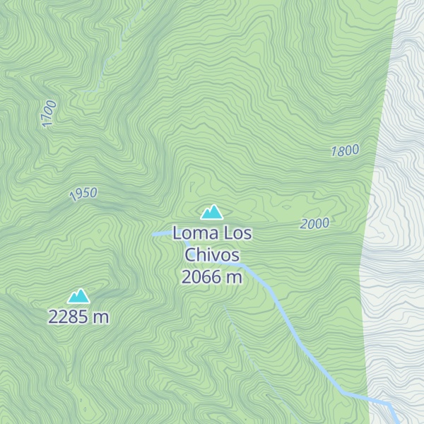 Map of Loma Los Chivos