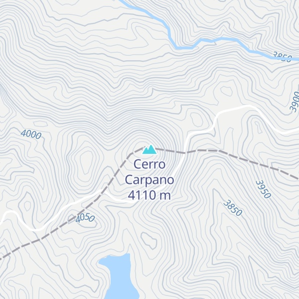 Map of Cerro Carpano