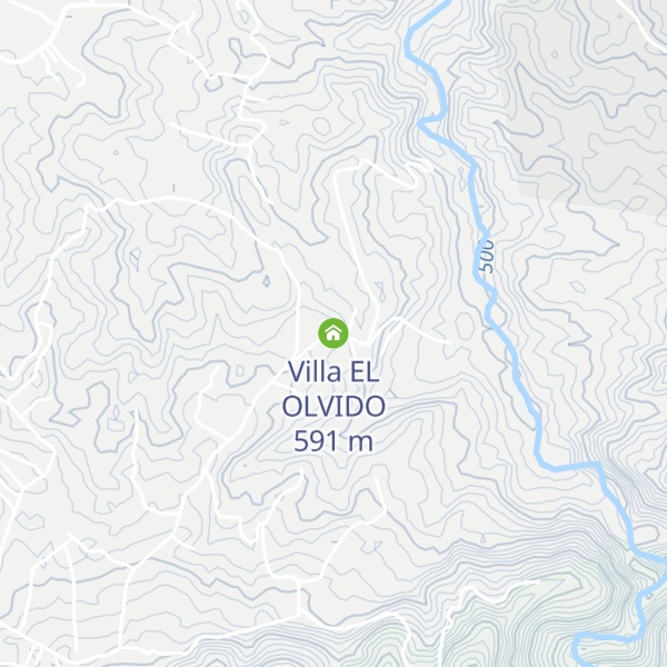 Map of Villa EL OLVIDO