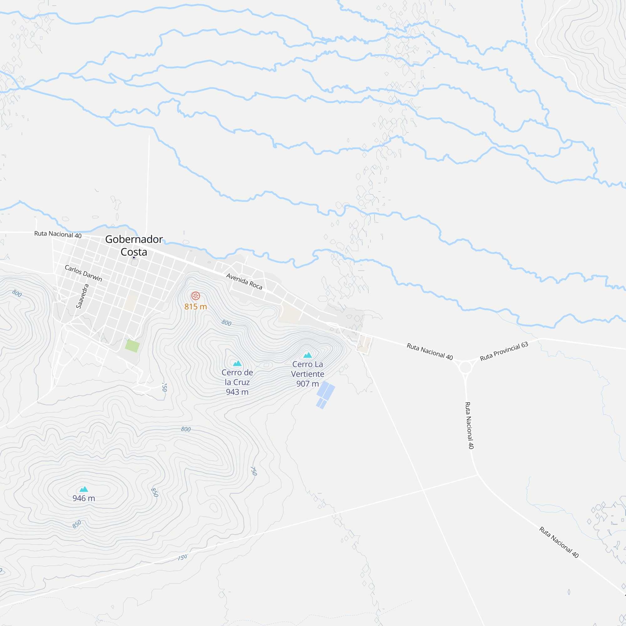 Cabañas Palo Blanco map