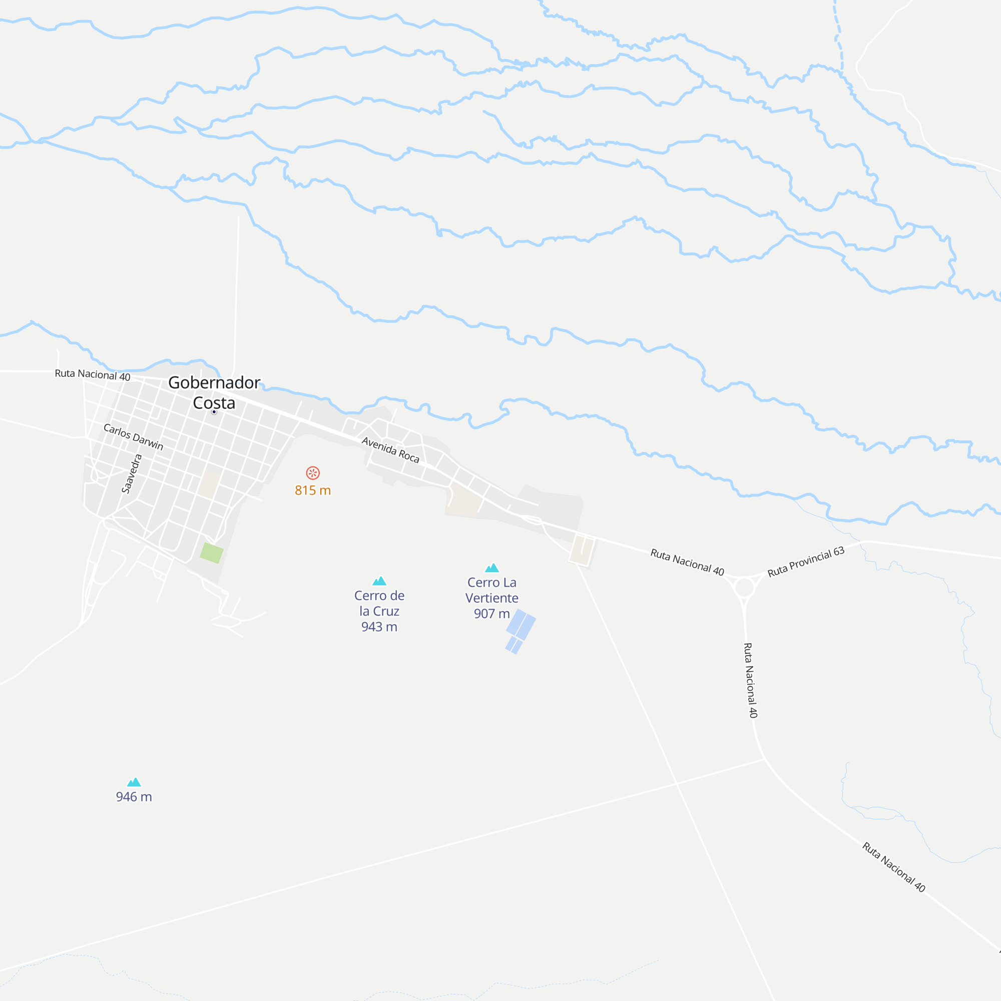 Cabañas Palo Blanco map