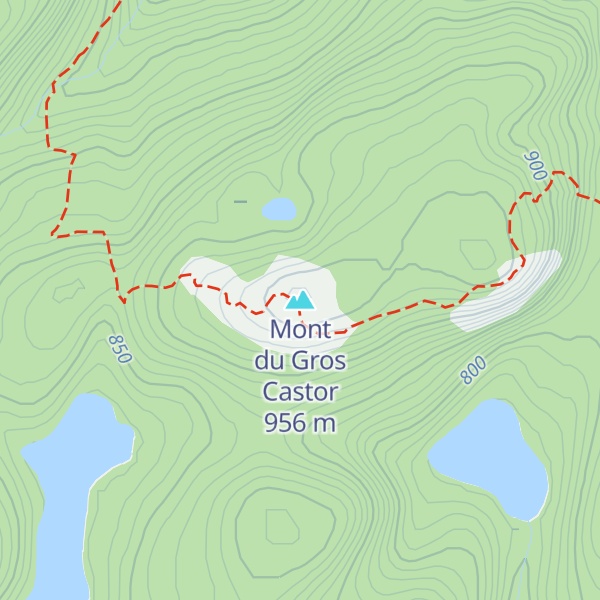 Map of Mont du Gros Castor