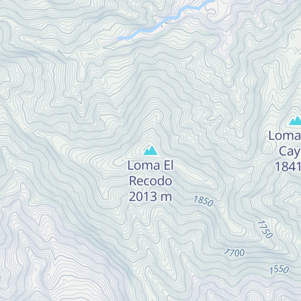 Map of Loma El Recodo