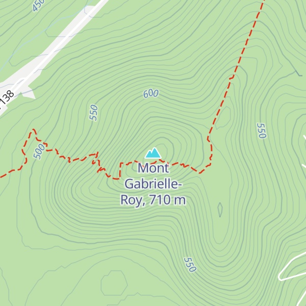 Map of Mont Gabrielle-Roy