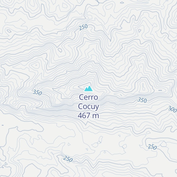 Map of Cerro Cocuy