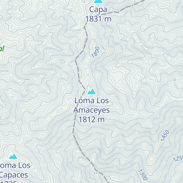 Map of Loma Los Amaceyes