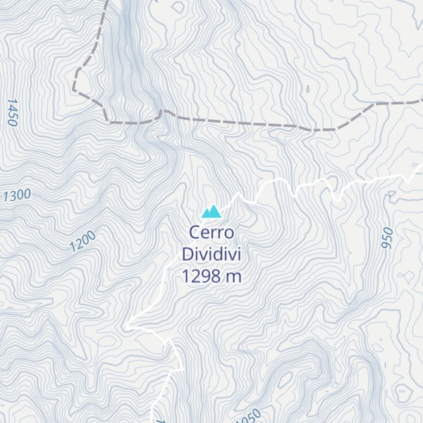 Map of Cerro Dividivi