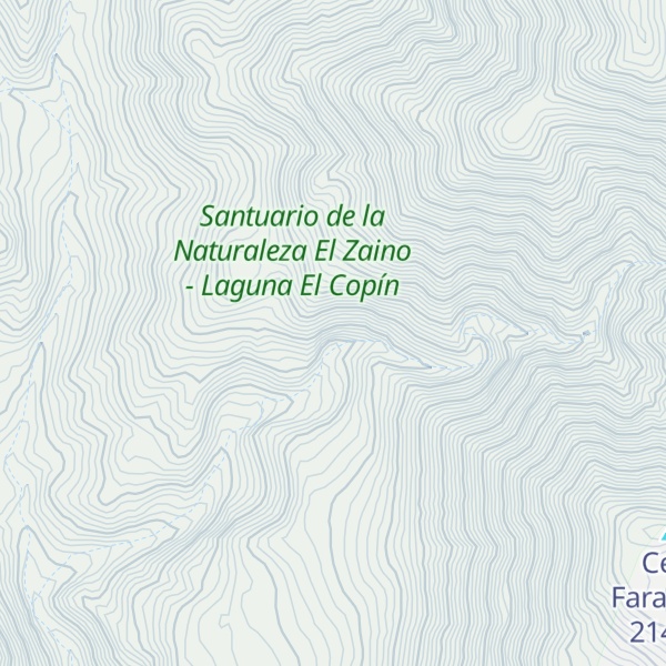 Map of Cerro Farellones