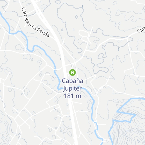 Map of Cabaña Jupiter