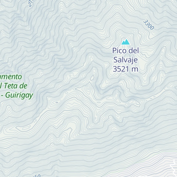 Map of Cerro Gordo