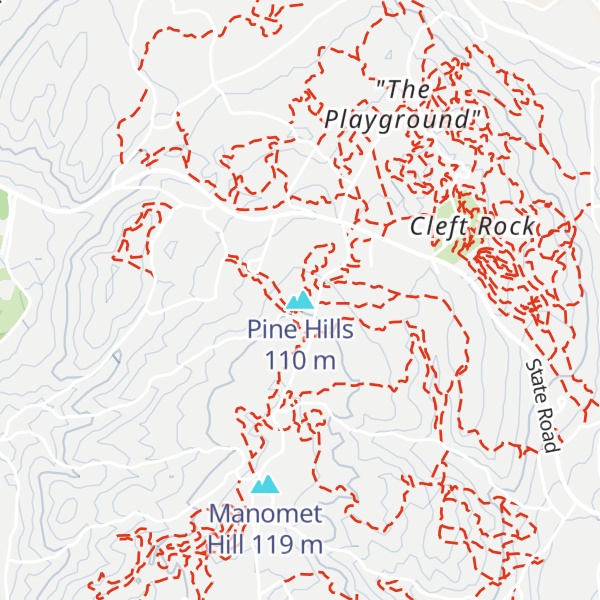 Map of Pine Hills