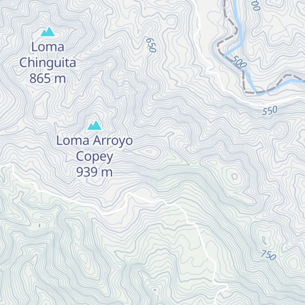 Map of Loma La Peñita