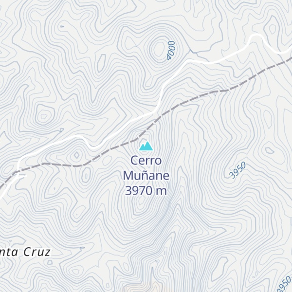 Map of Cerro Muñane