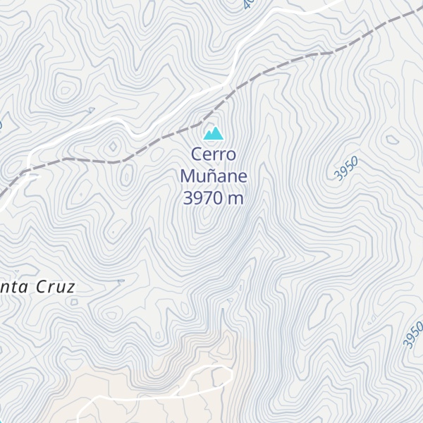 Map of Cerro Tres Marías