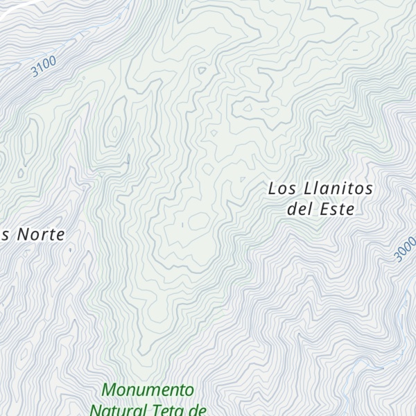Map of Mesa de Los Llanitos