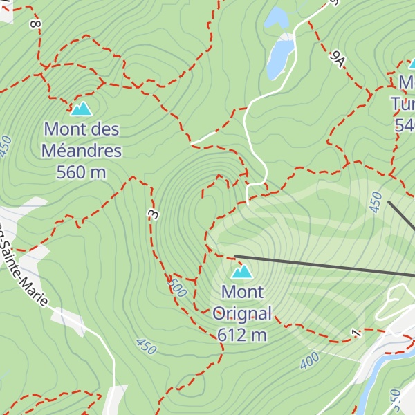 Map of Sommet des Trois Cantons